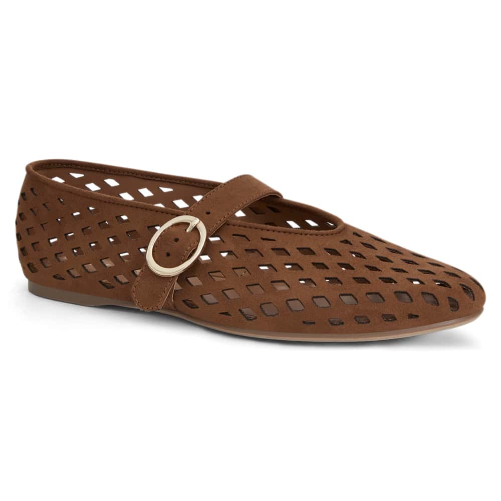 Tegan Ballet Flat in Tan