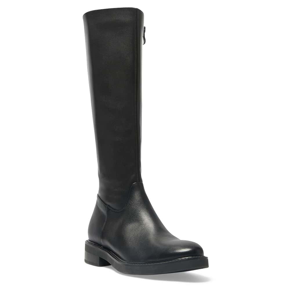 Troy Boot in Black Leather