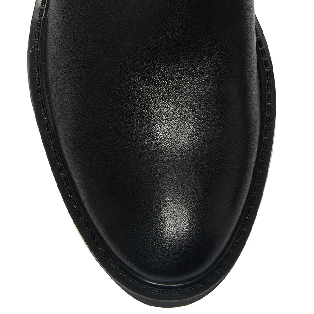 Troy Boot in Black Leather