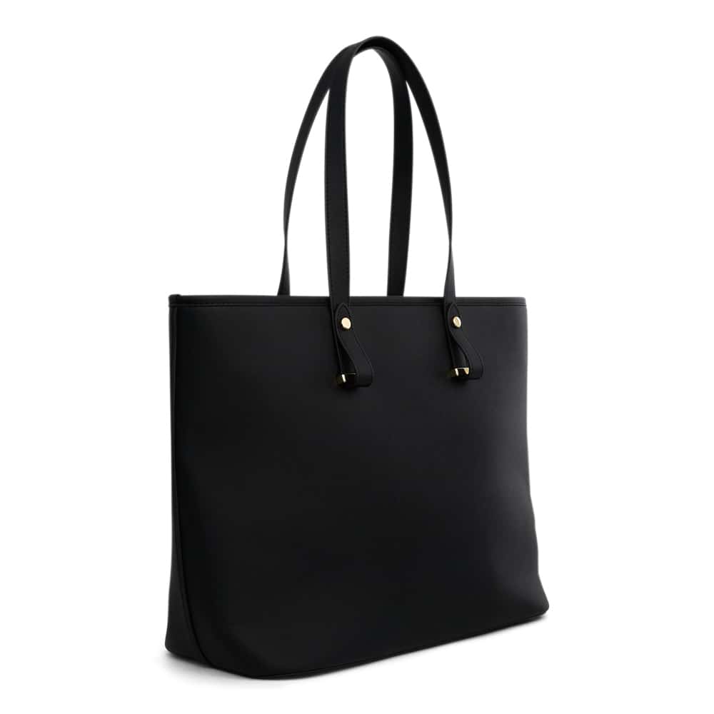 Vectra Tote in Black Saffiano