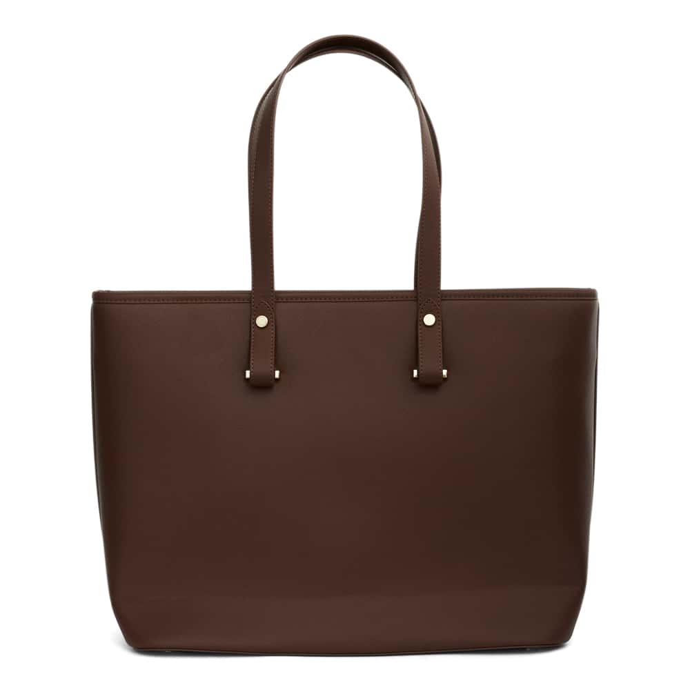 Vectra Tote in Tan Saffiano