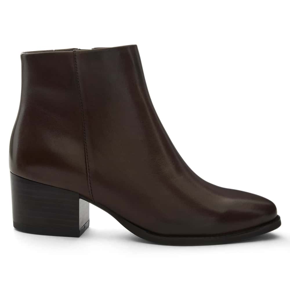 Vera Boot in Chocolate  Leather