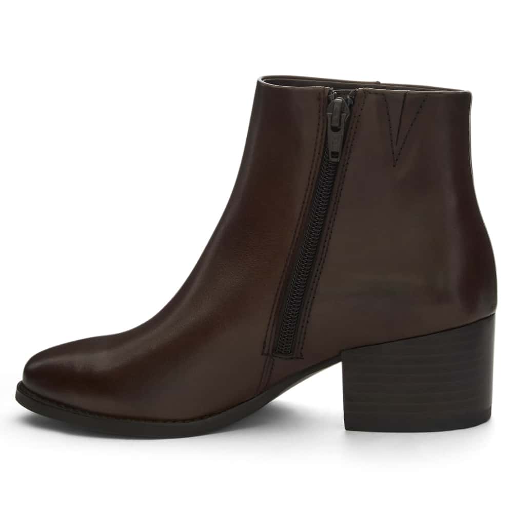 Vera Boot in Chocolate  Leather