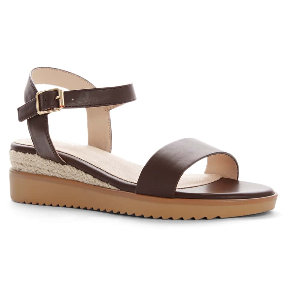 Verona Wedge in Chocolate