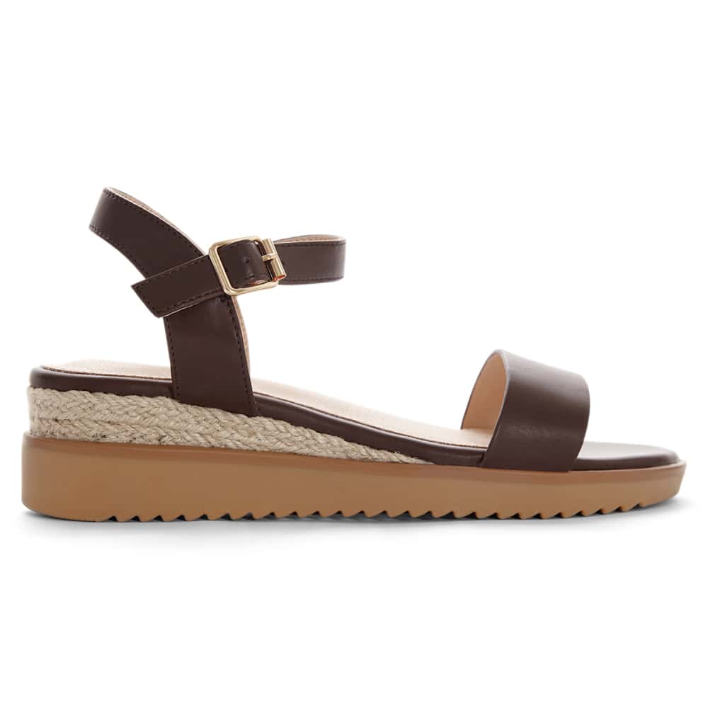 Verona Wedge in Chocolate