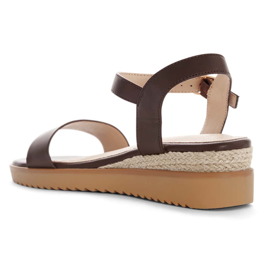 Verona Wedge in Chocolate