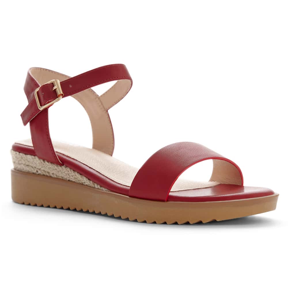 Verona Wedge in Red