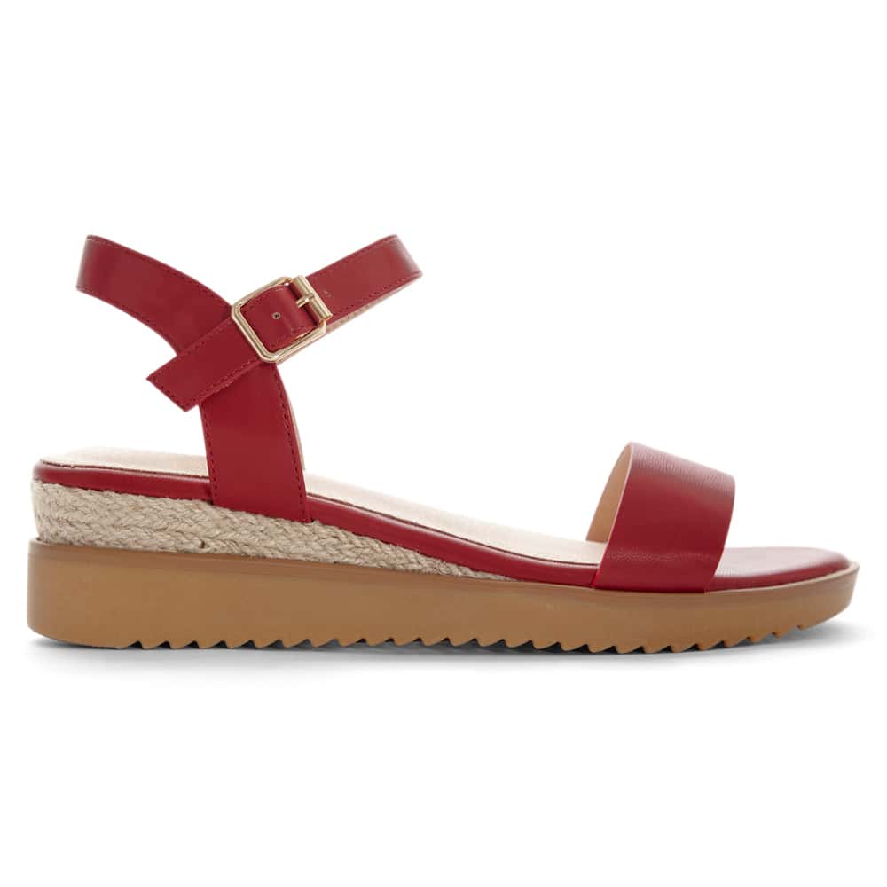 Verona Wedge in Red