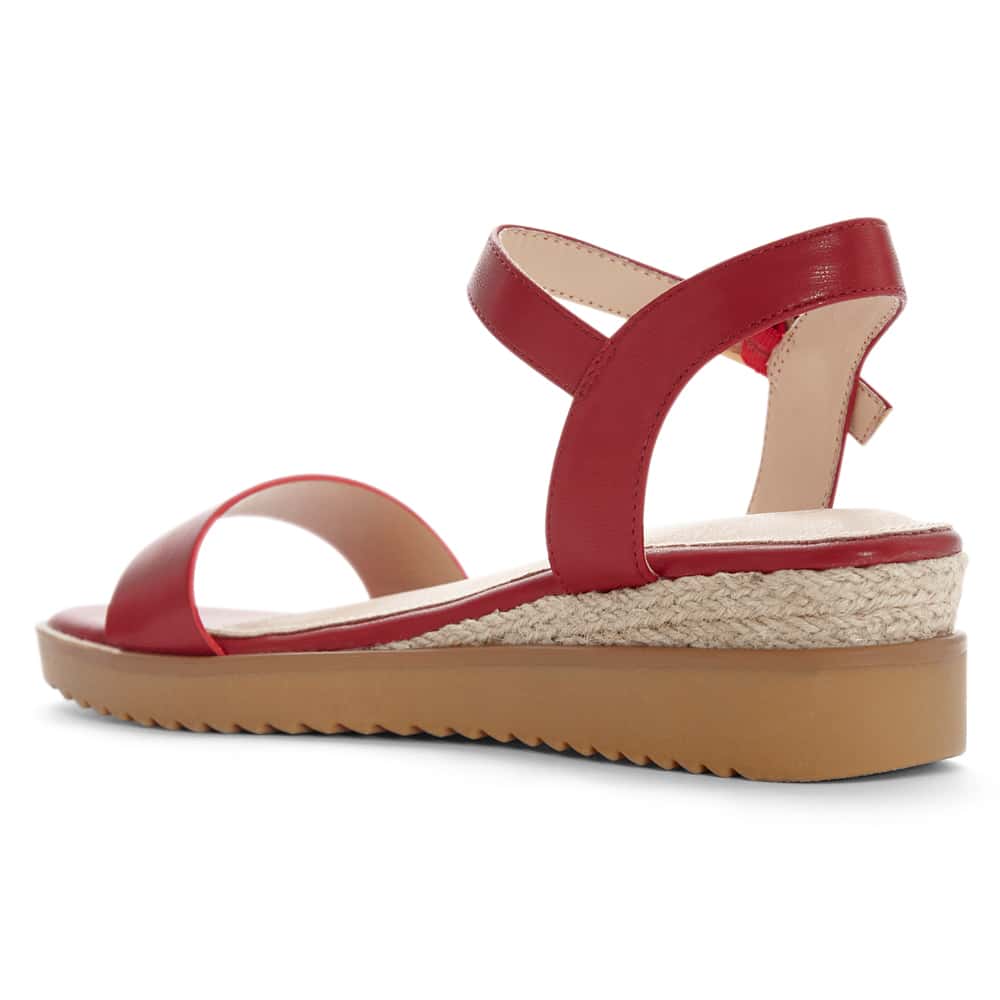Verona Wedge in Red