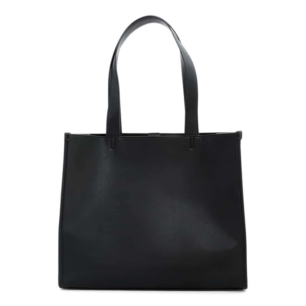 Villa Tote in Black Smooth