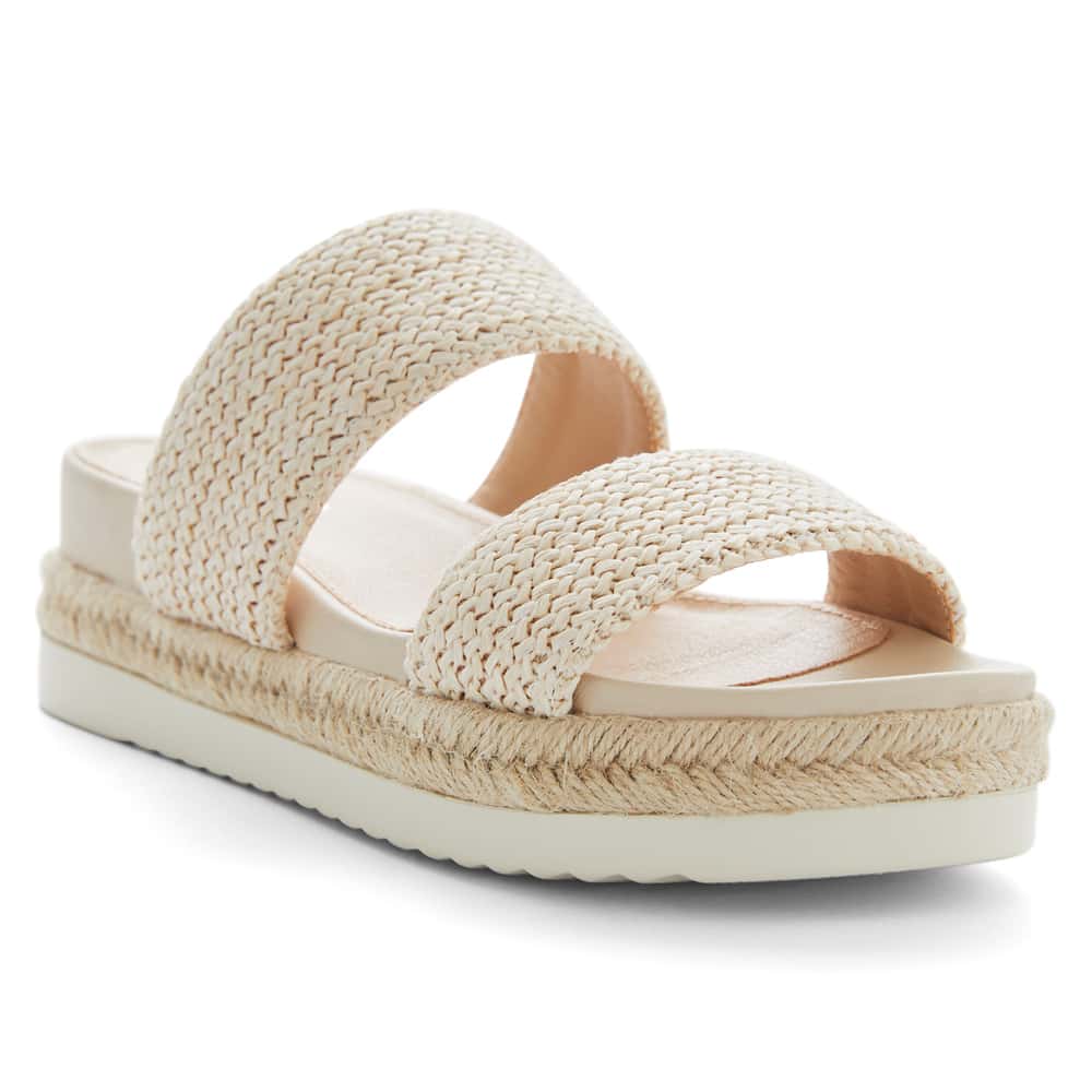 Winona Slide in Beige Weave