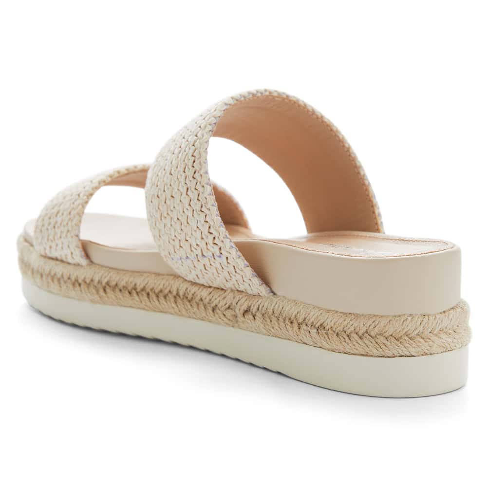 Winona Slide in Beige Weave
