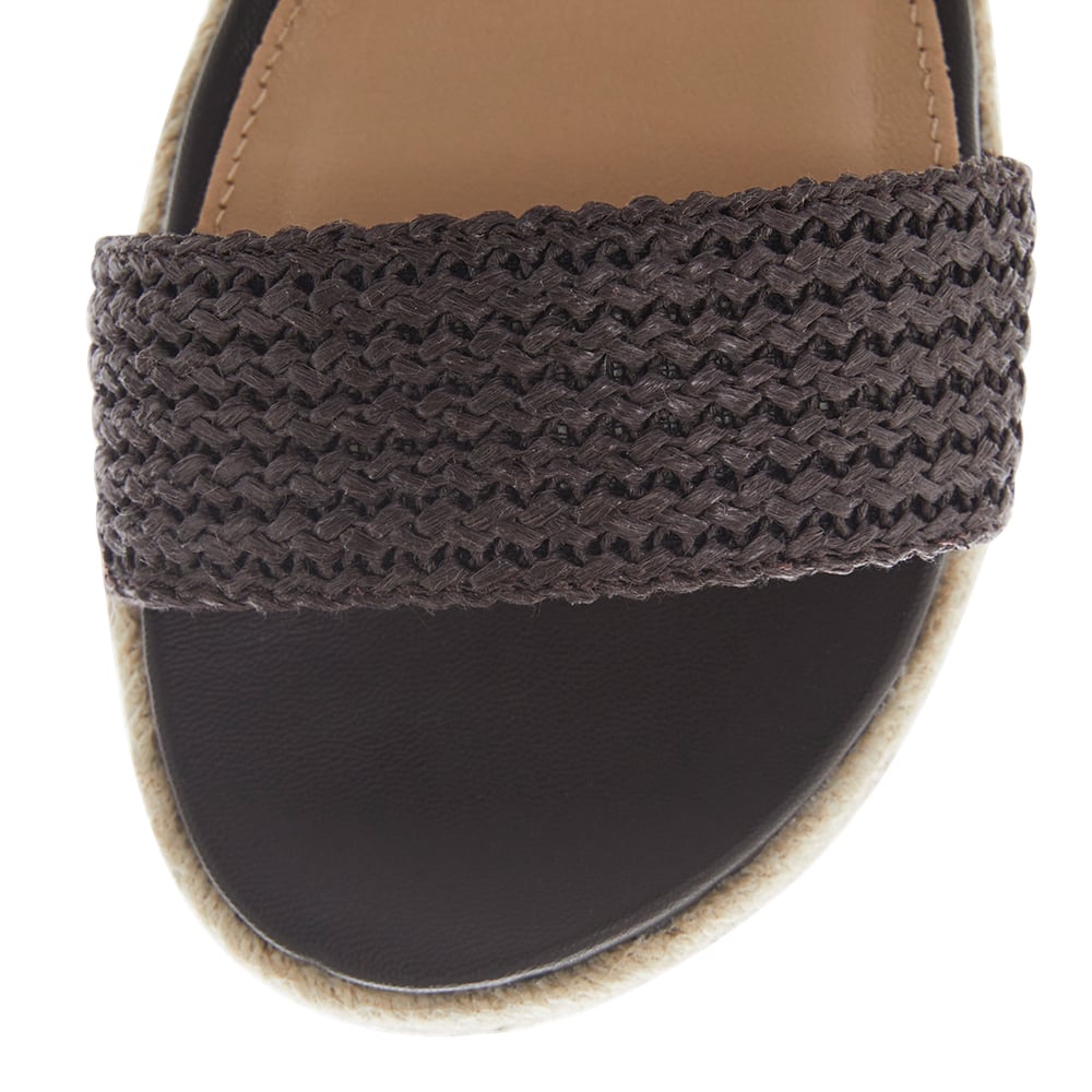 Winona Slide in Chocolate Weave