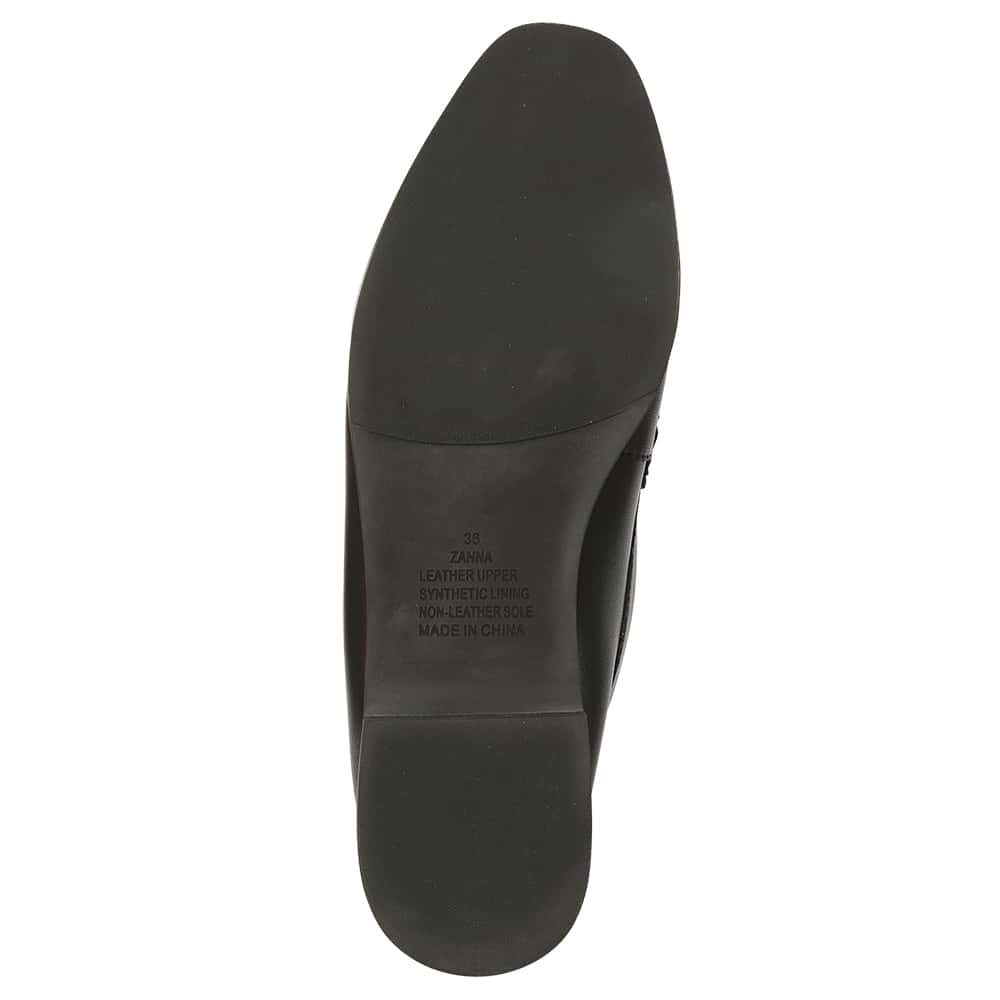 Zanna Loafer in Black Leather