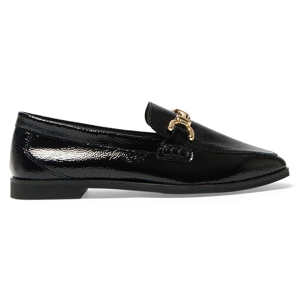 Zanna Loafer in Black Leather