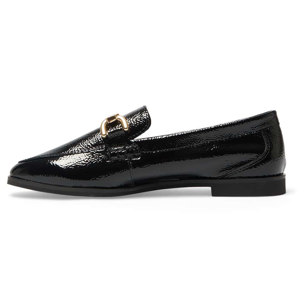 Zanna Loafer in Black Leather