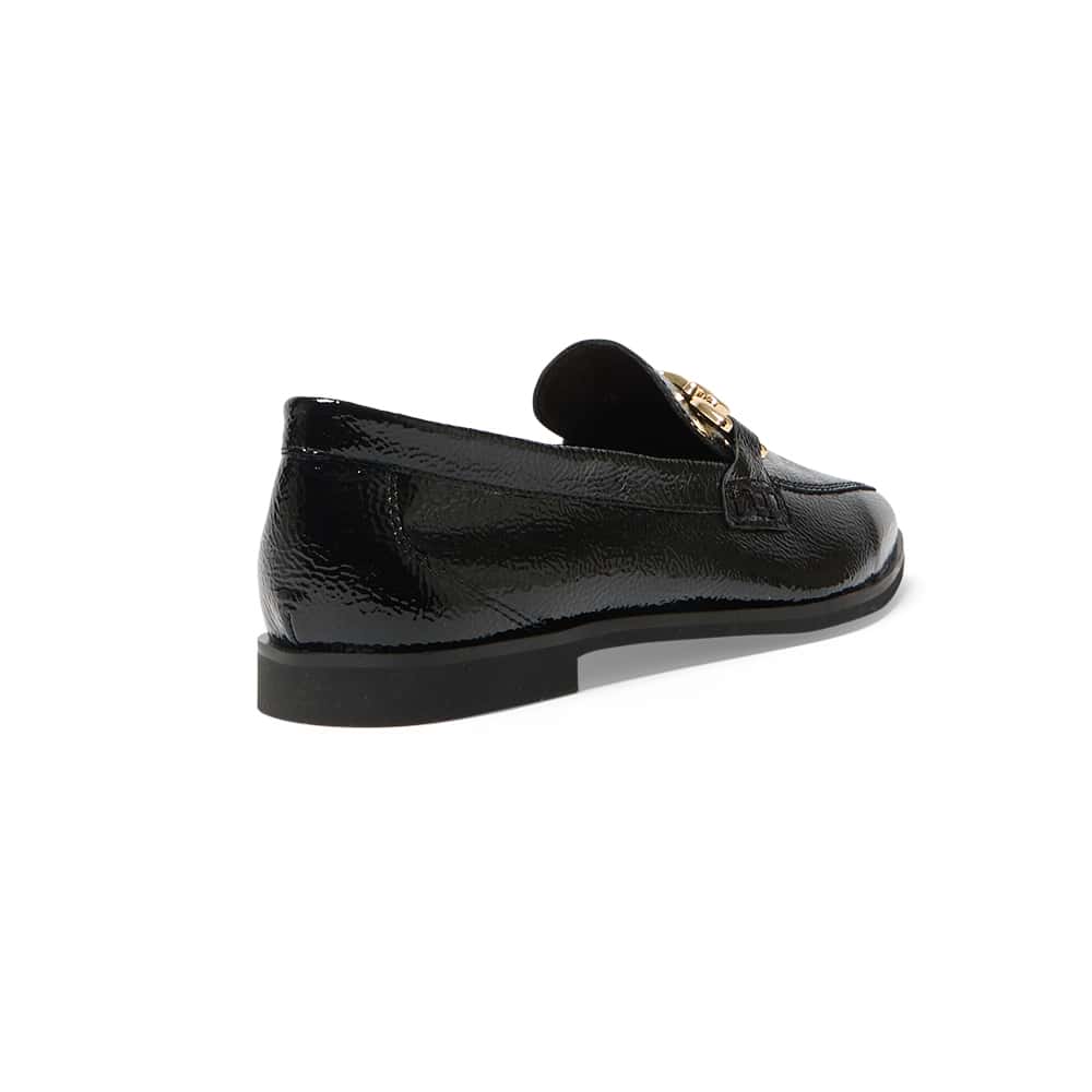 Zanna Loafer in Black Leather