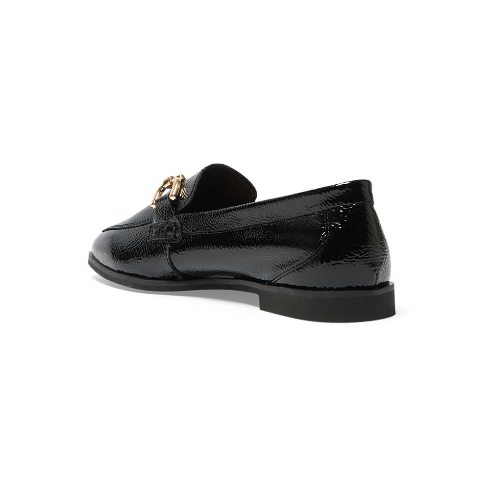 Zanna Loafer in Black Leather