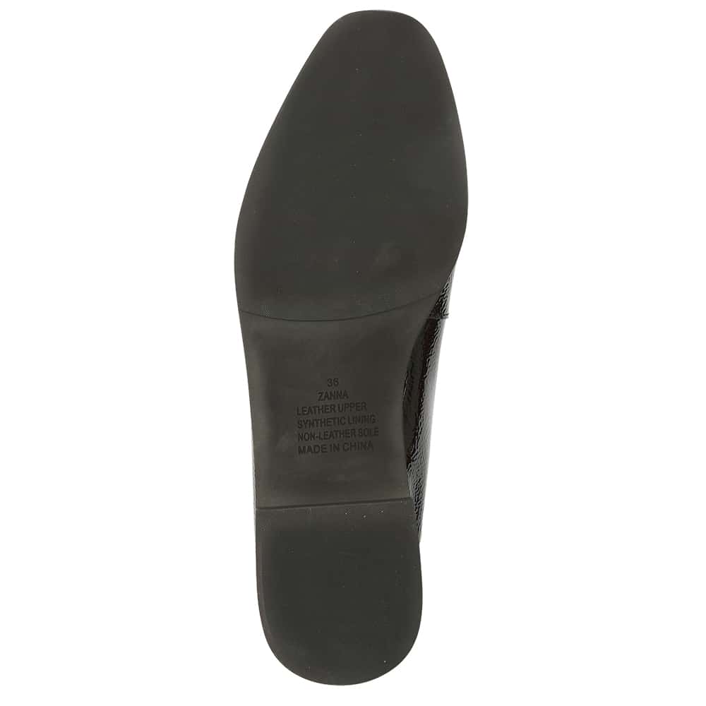 Zanna Loafer in Black Leather
