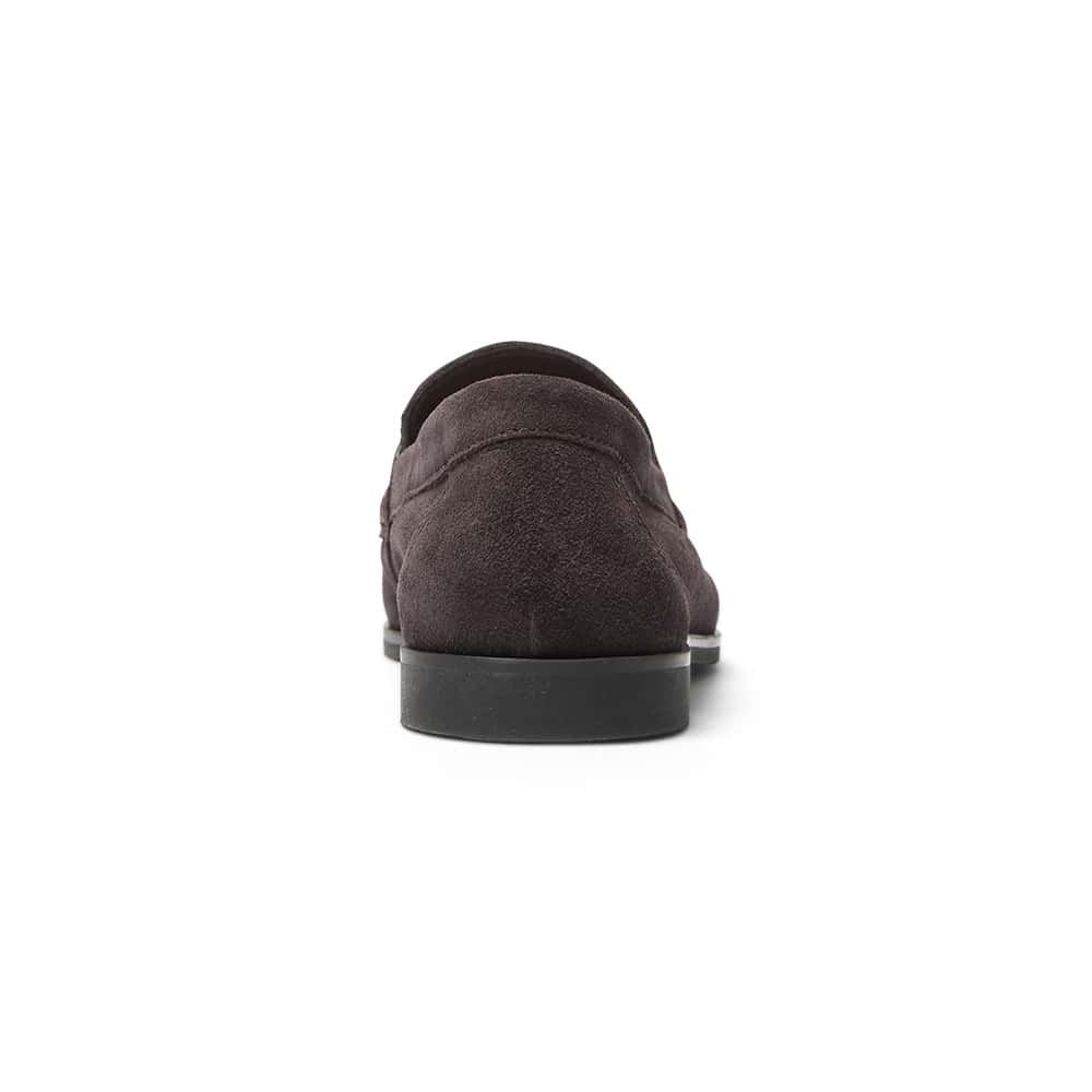 Zanna Loafer in Chocolate Suede Suede