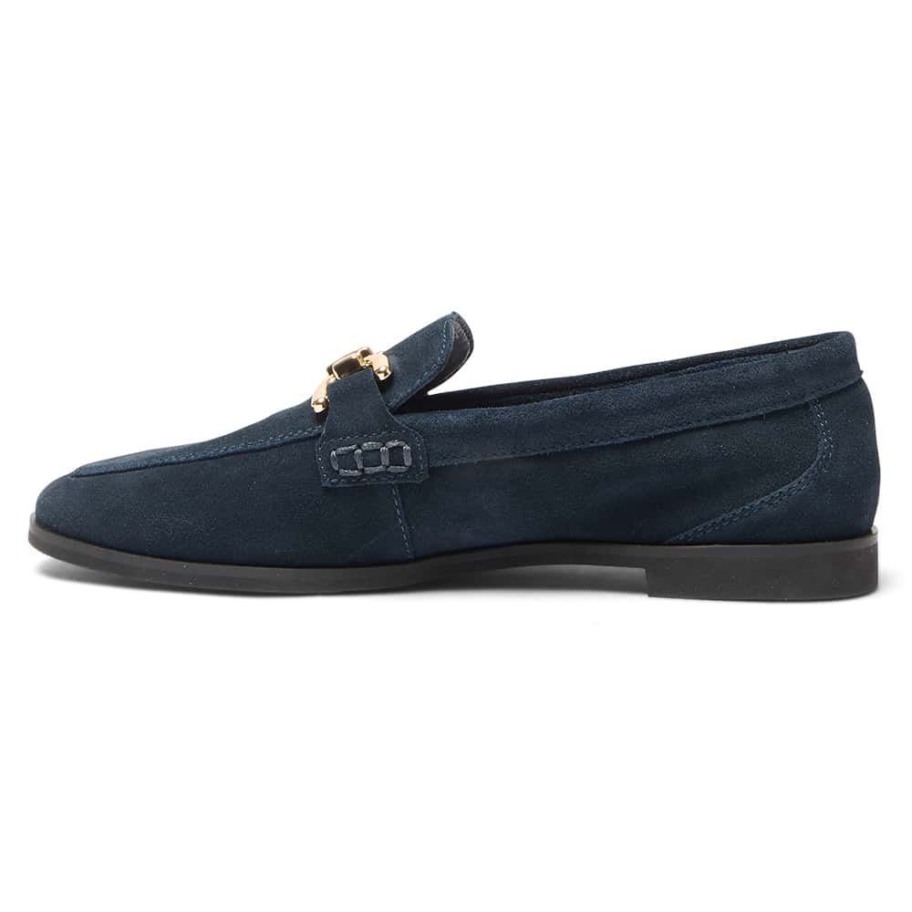 Zanna Loafer in Navy Suede