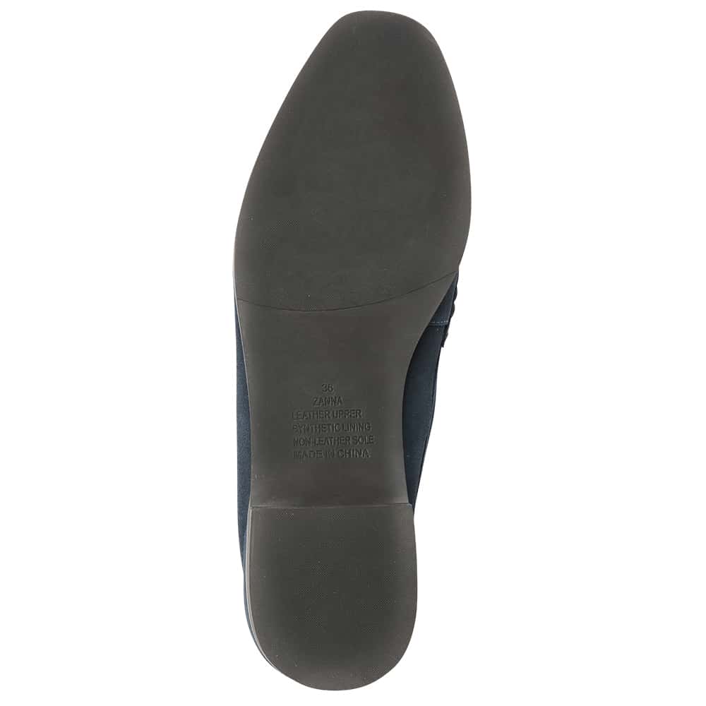 Zanna Loafer in Navy Suede
