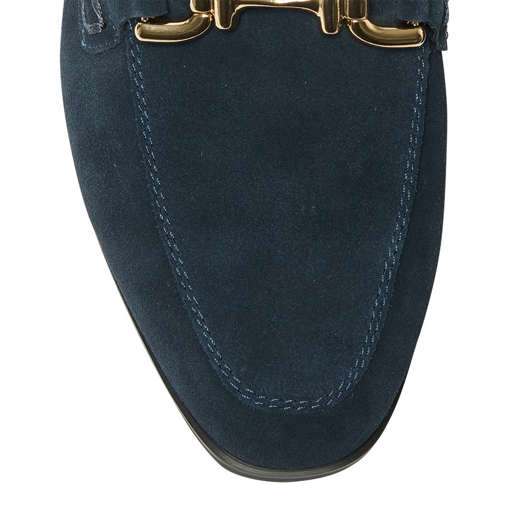 Zanna Loafer in Navy Suede