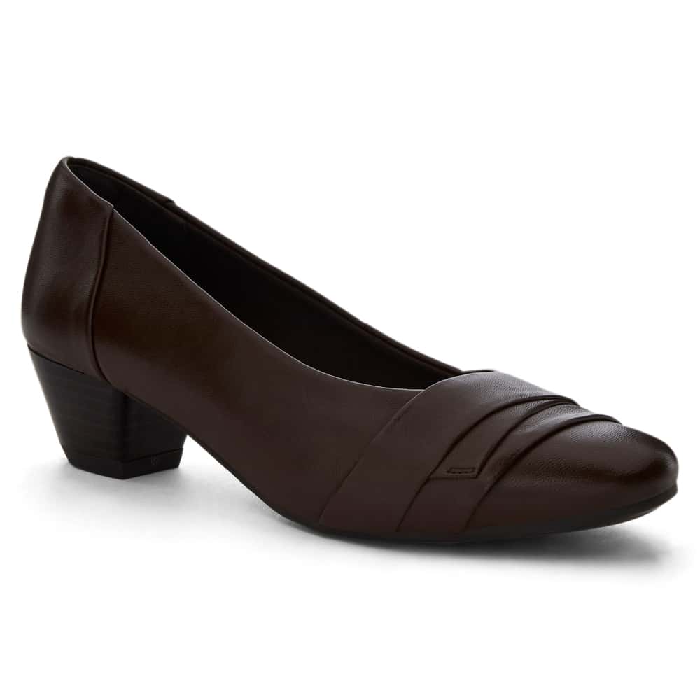 Adler Heel in Brown Leather