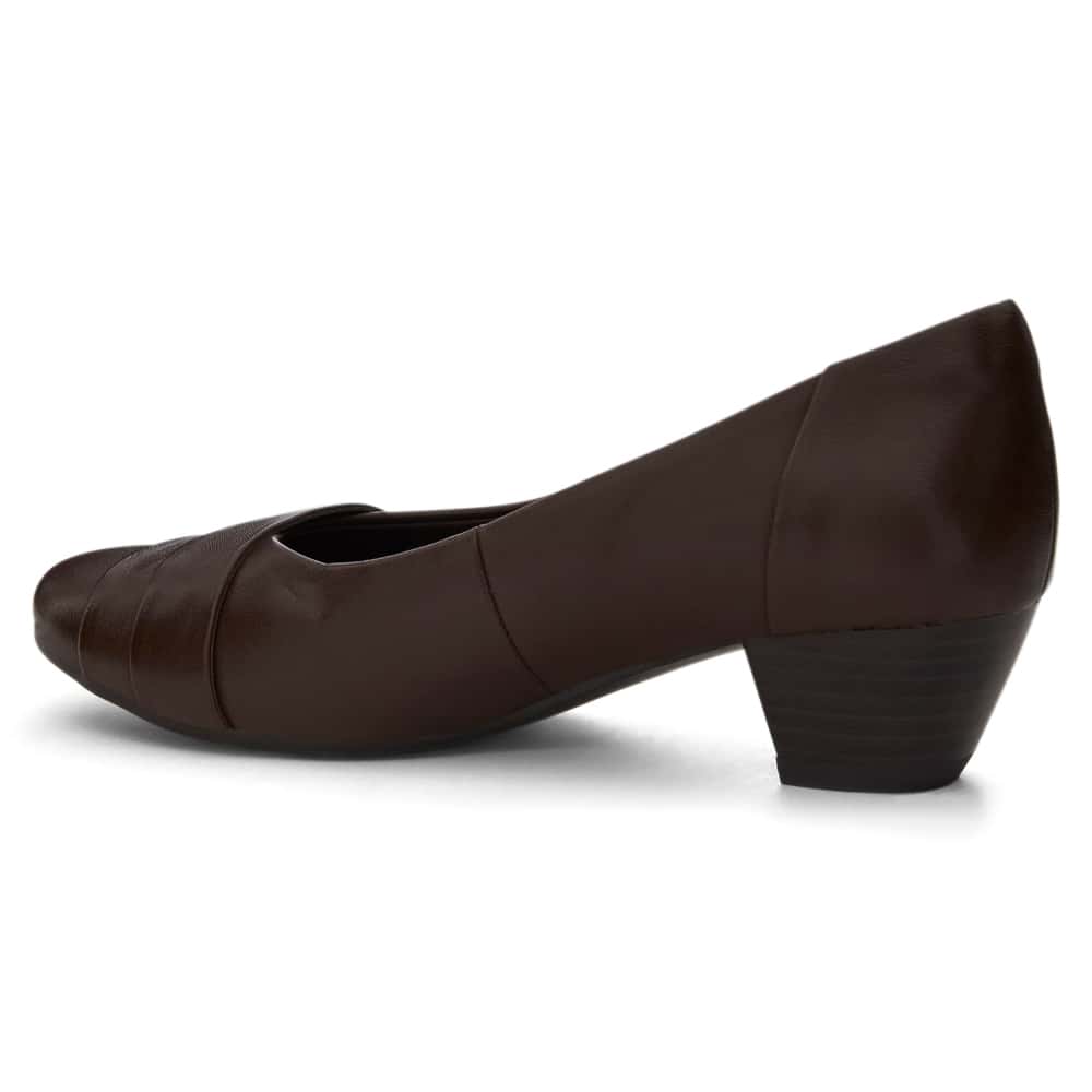 Adler Heel in Brown Leather