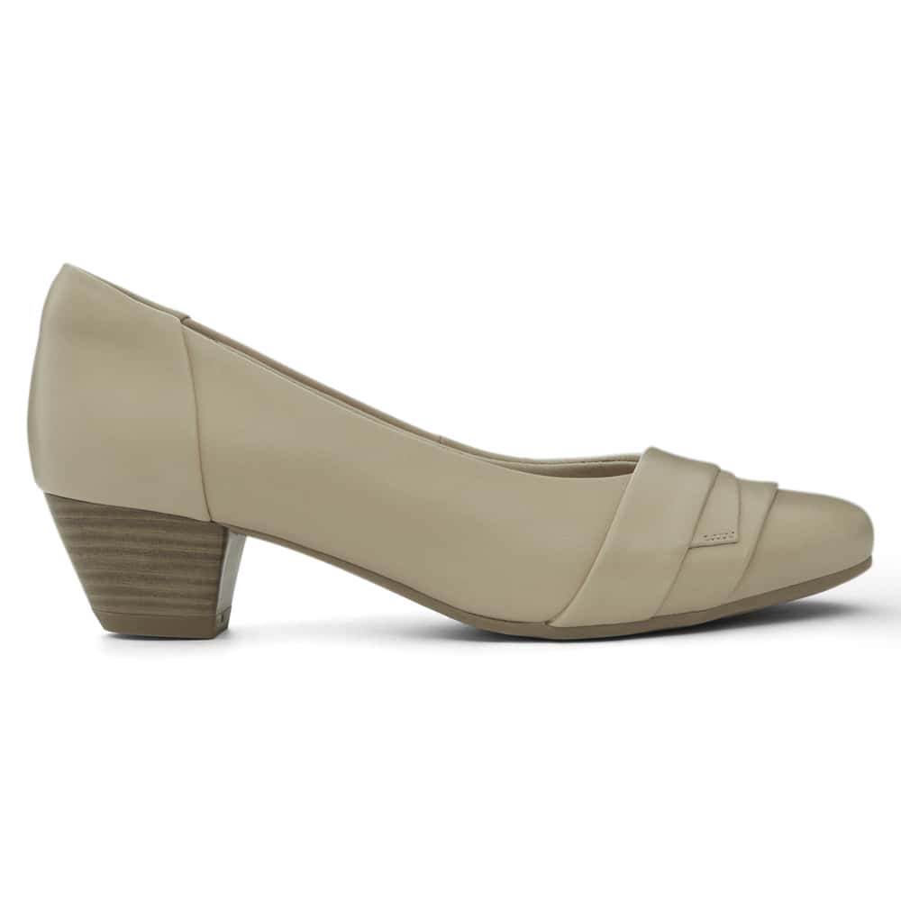 Adler Heel in Nude Leather