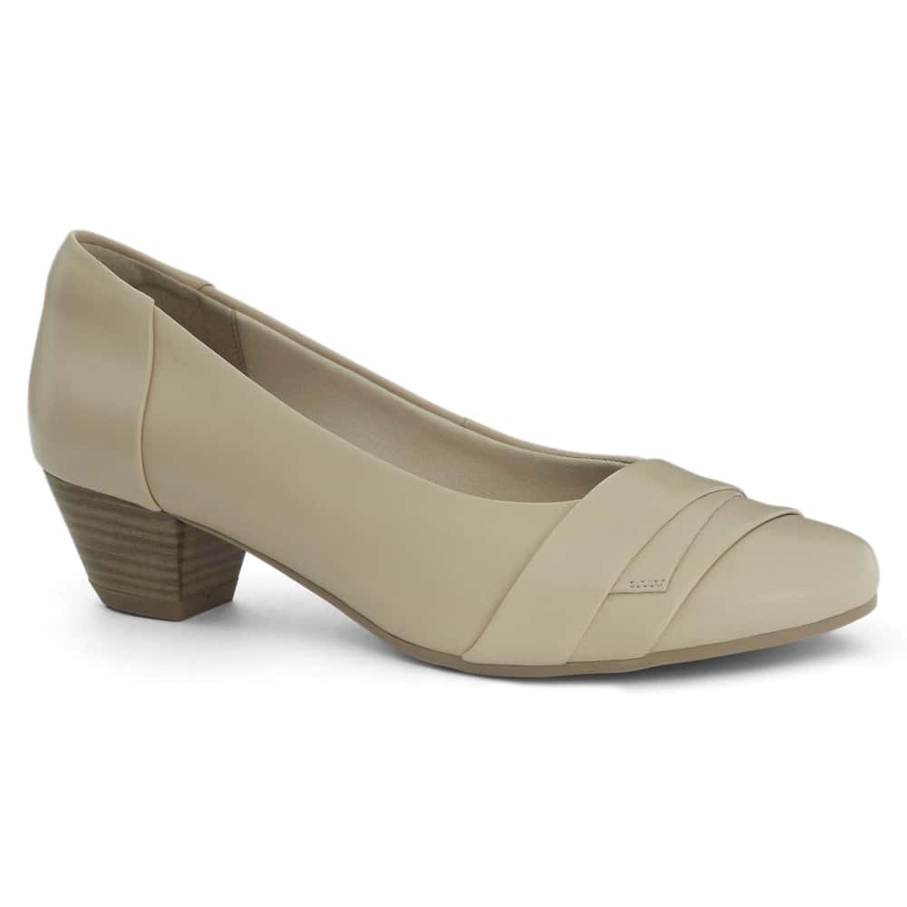 Adler Heel in Nude Leather