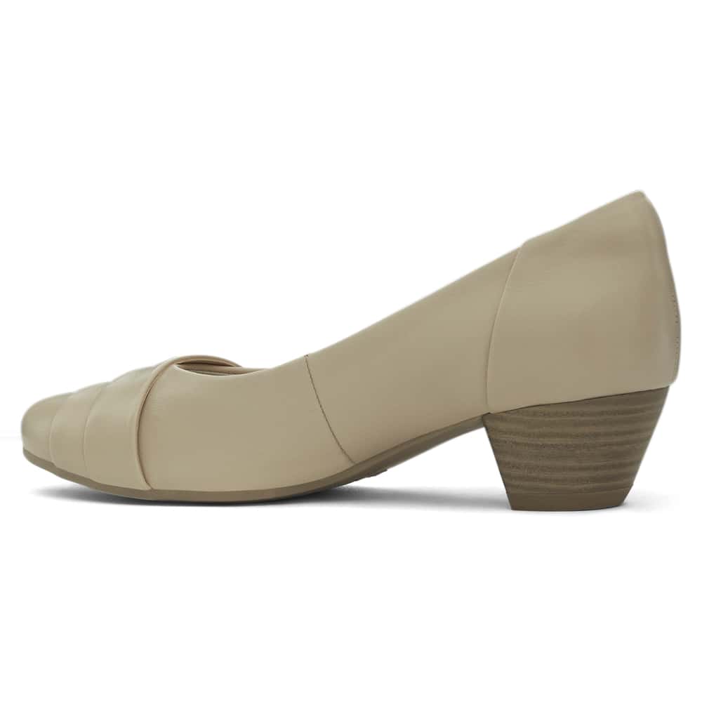 Adler Heel in Nude Leather