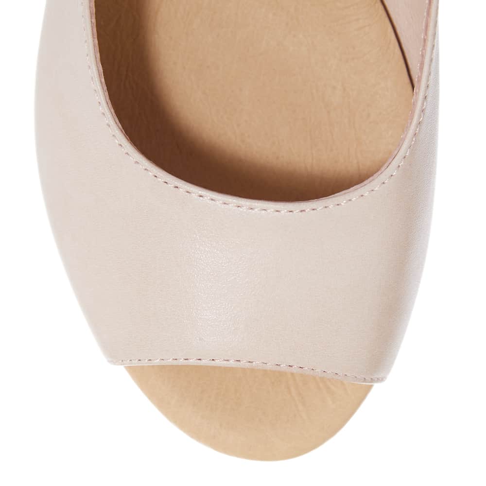 Belmont Espadrille in Blush Leather