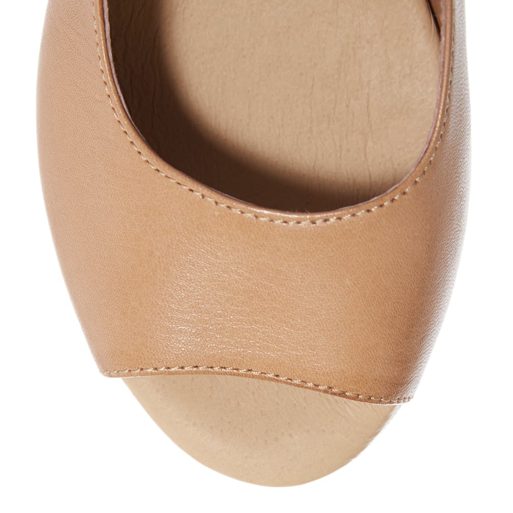 Belmont Espadrille in Tan Leather