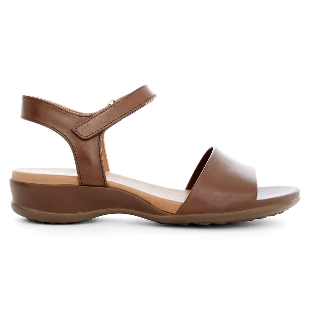Camden Sandal in Brown Leather