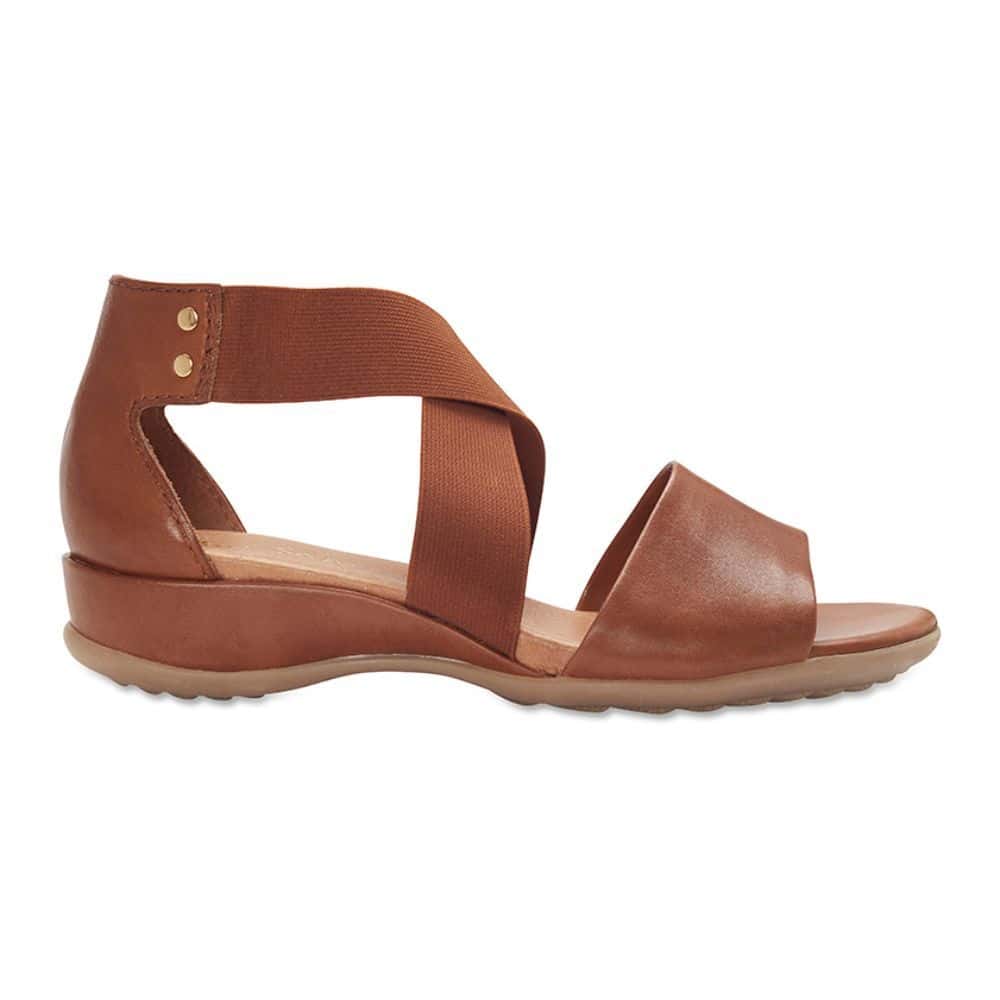 Chester Sandal in Mid Brown Leather