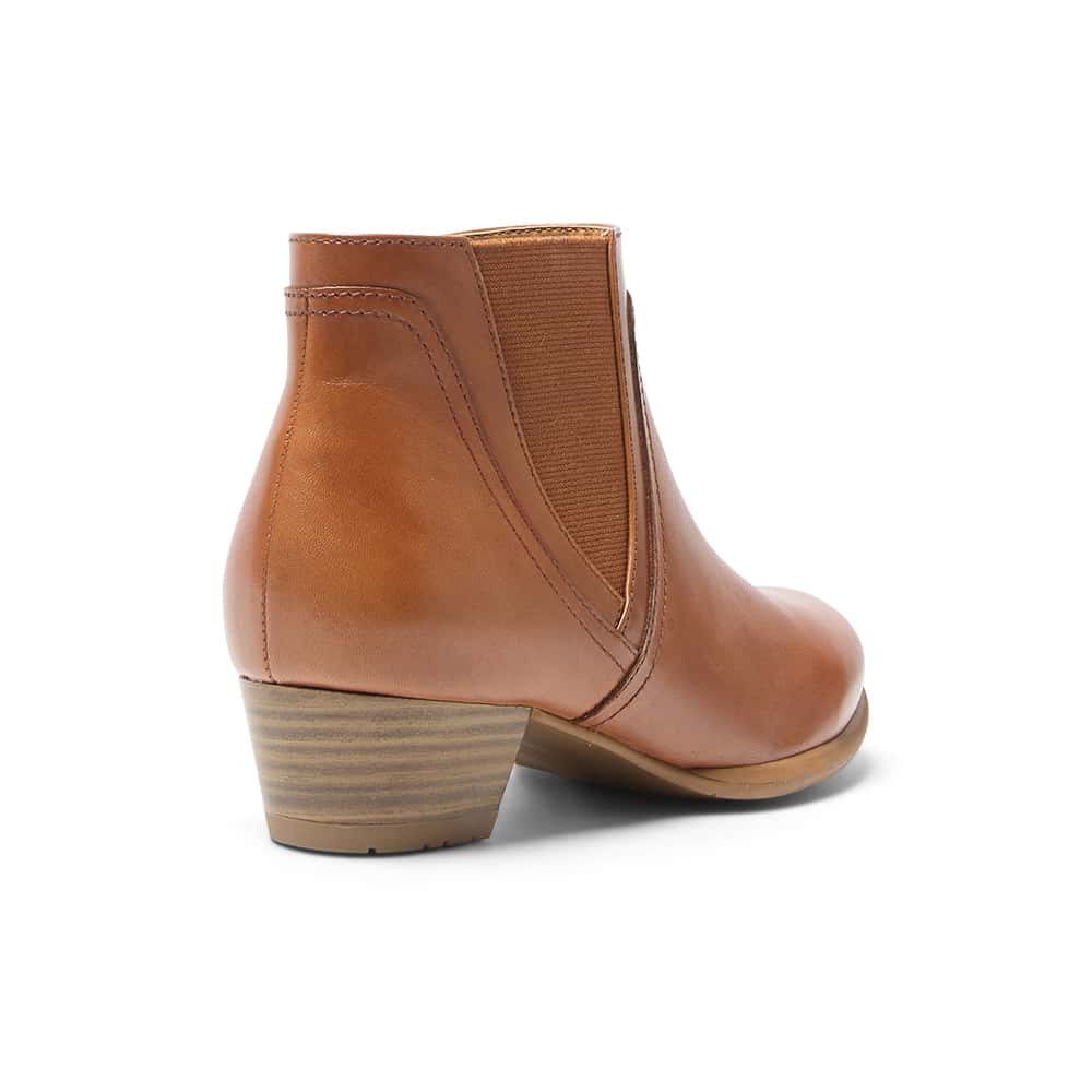 Delmar Boot in Mid Brown Leather
