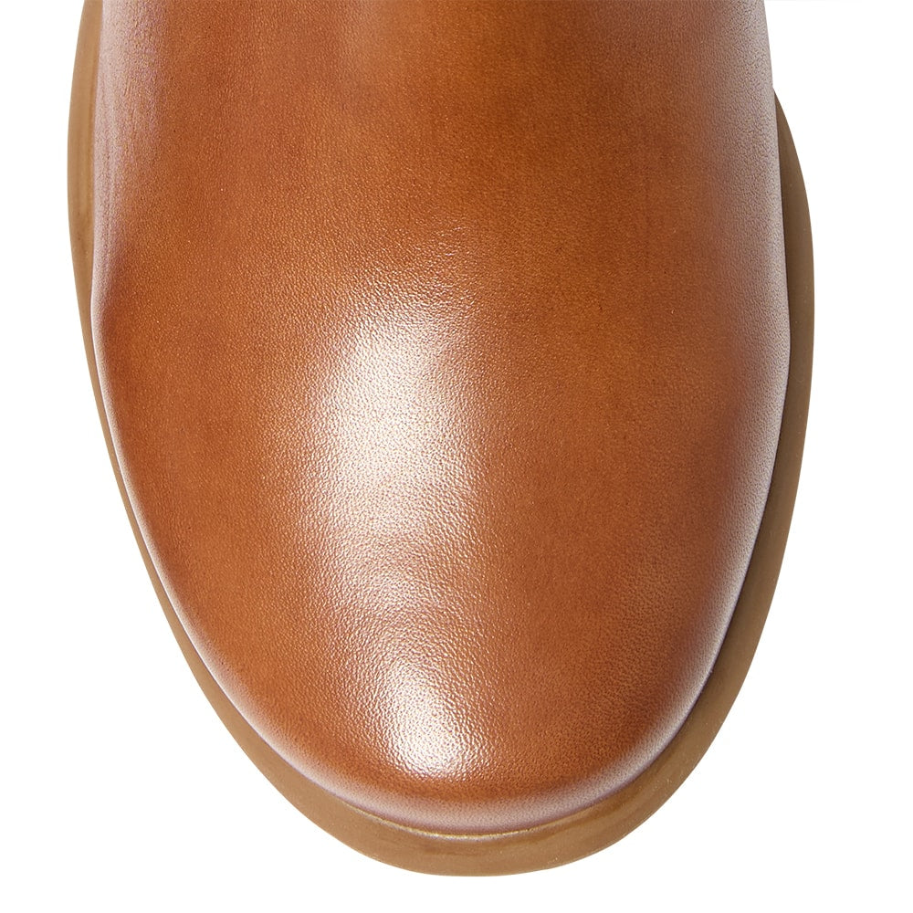 Delmar Boot in Mid Brown Leather