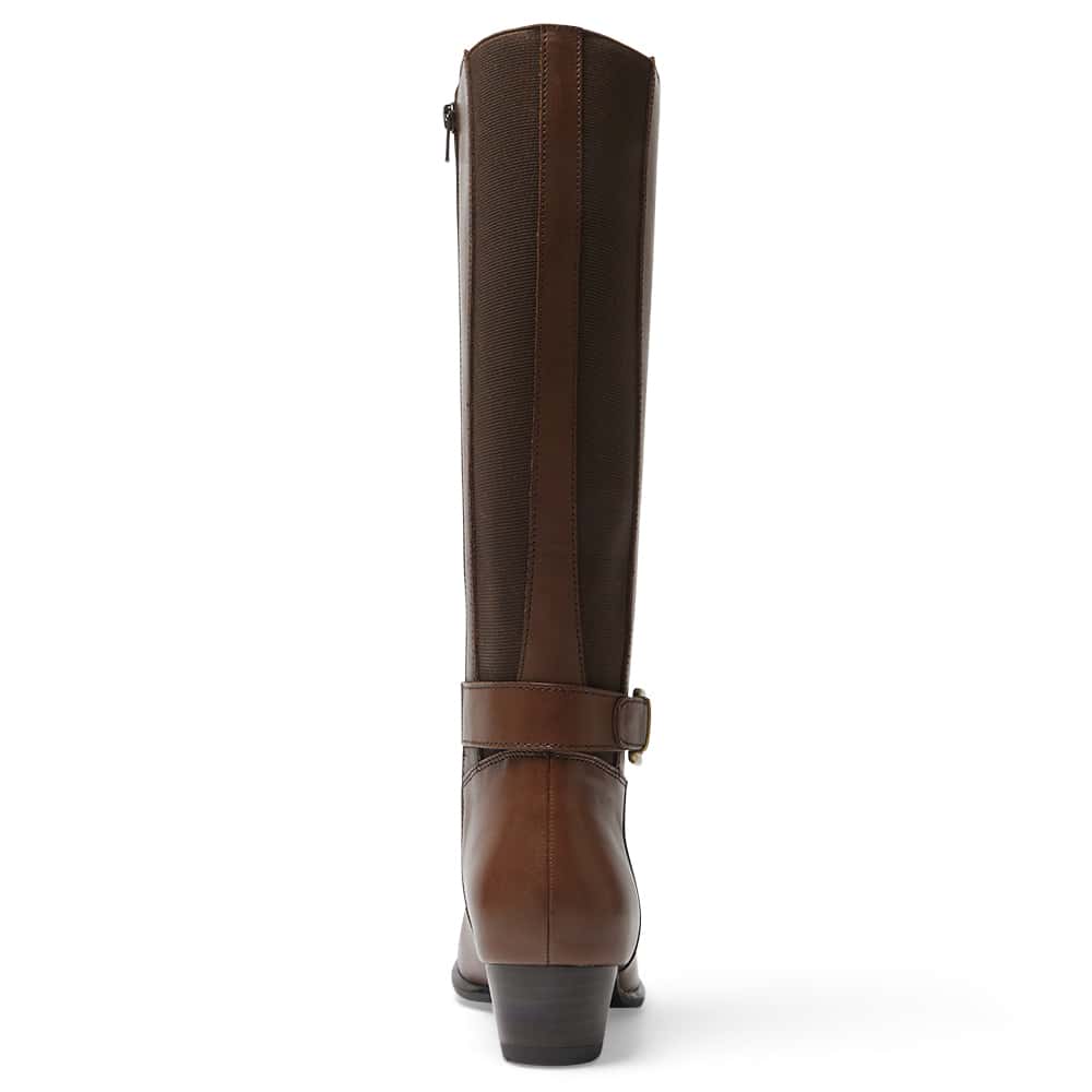 Diesel Boot in Brown Leather
