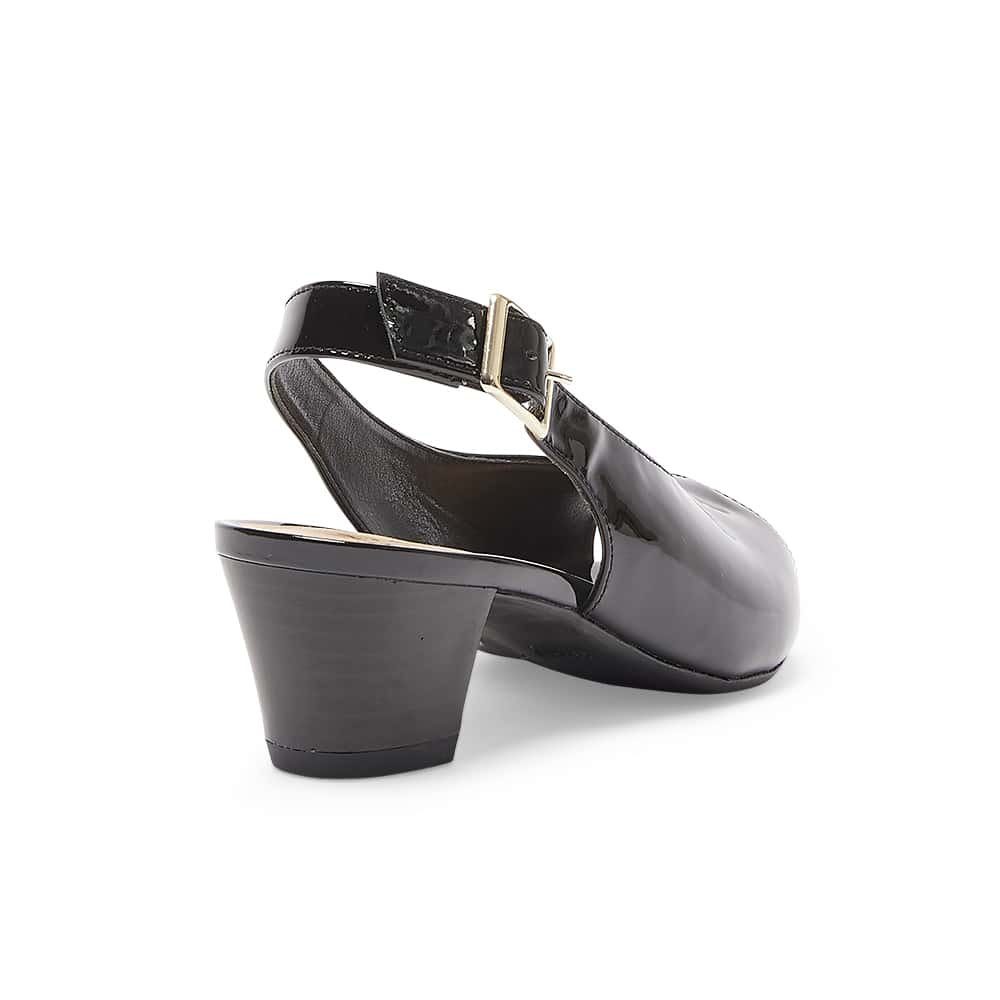 Hilda Heel in Black Patent