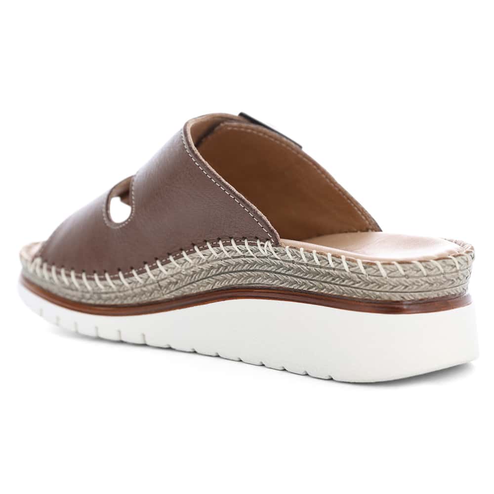 Hutch Sandal in Chocolate Glove Leather
