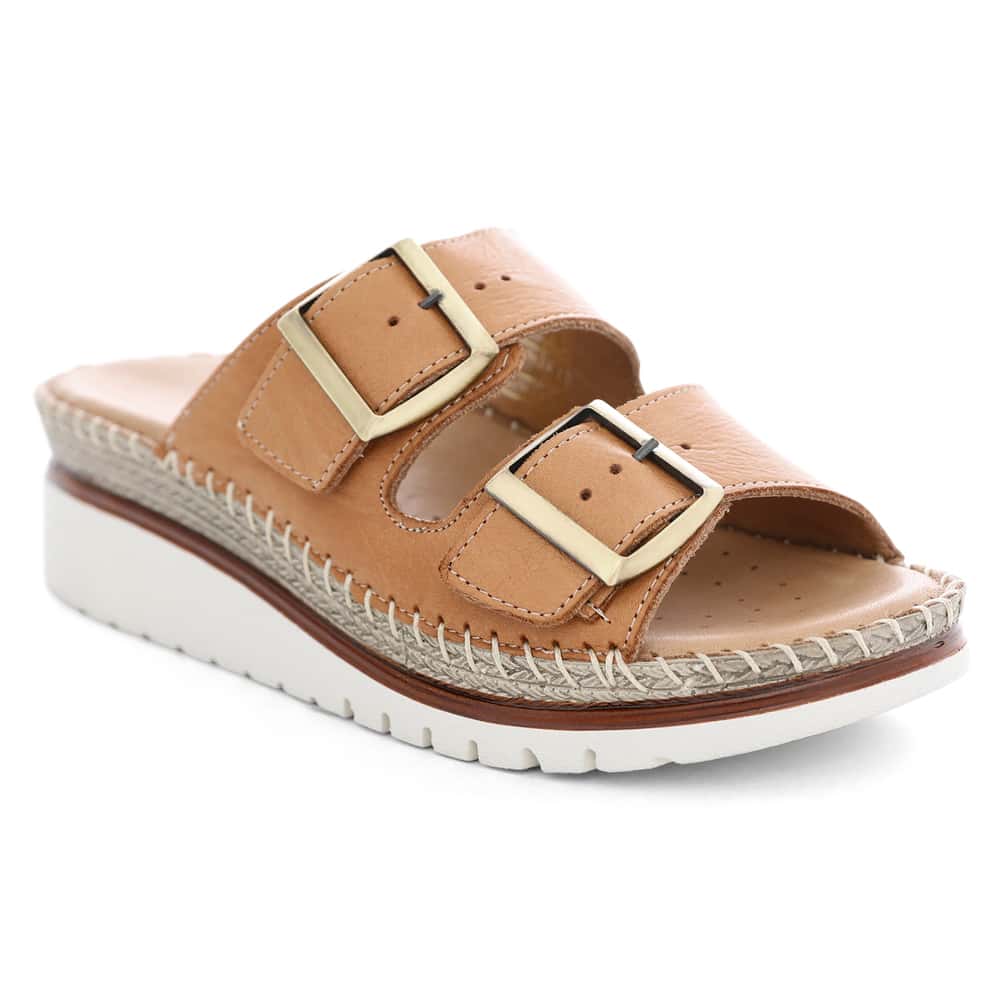 Hutch Sandal in Tan Leather