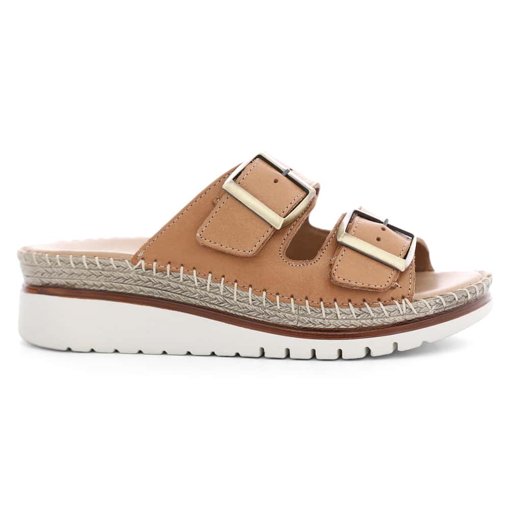 Hutch Sandal in Tan Leather