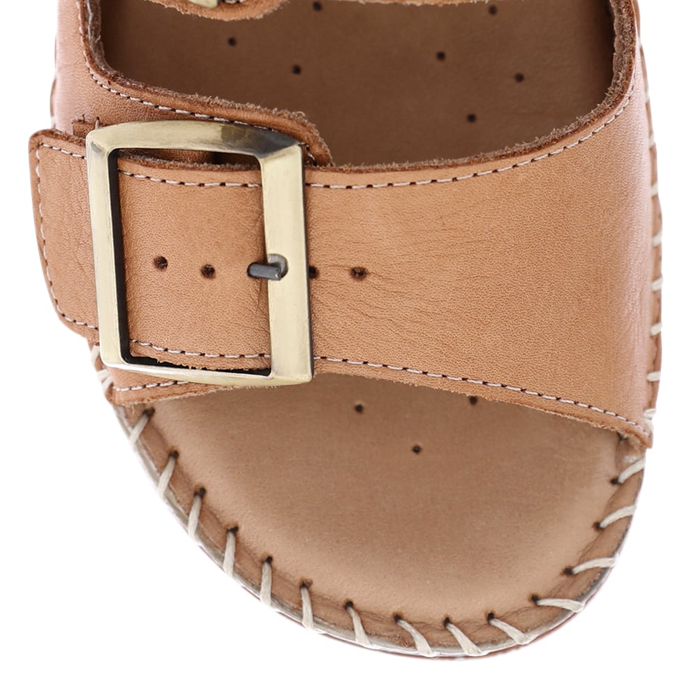 Hutch Sandal in Tan Leather