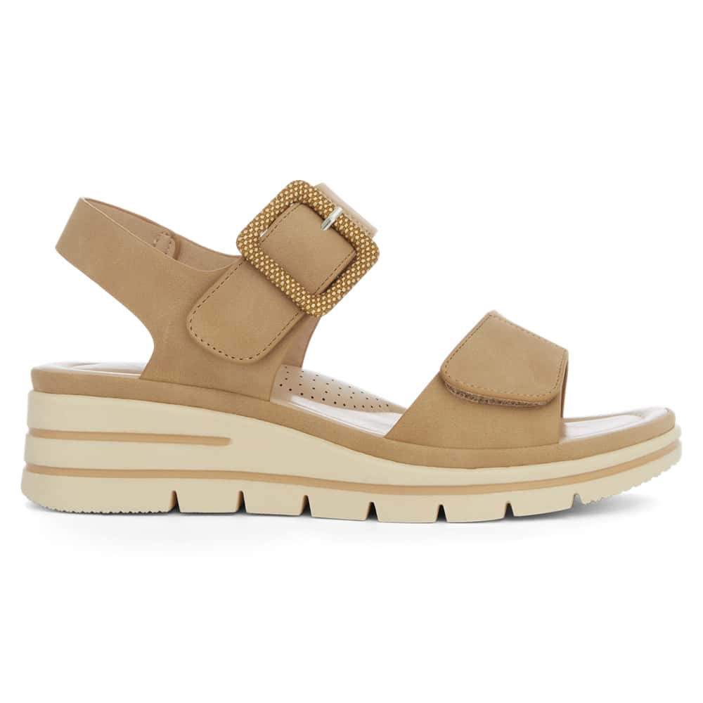 Kyla Wedge in Tan