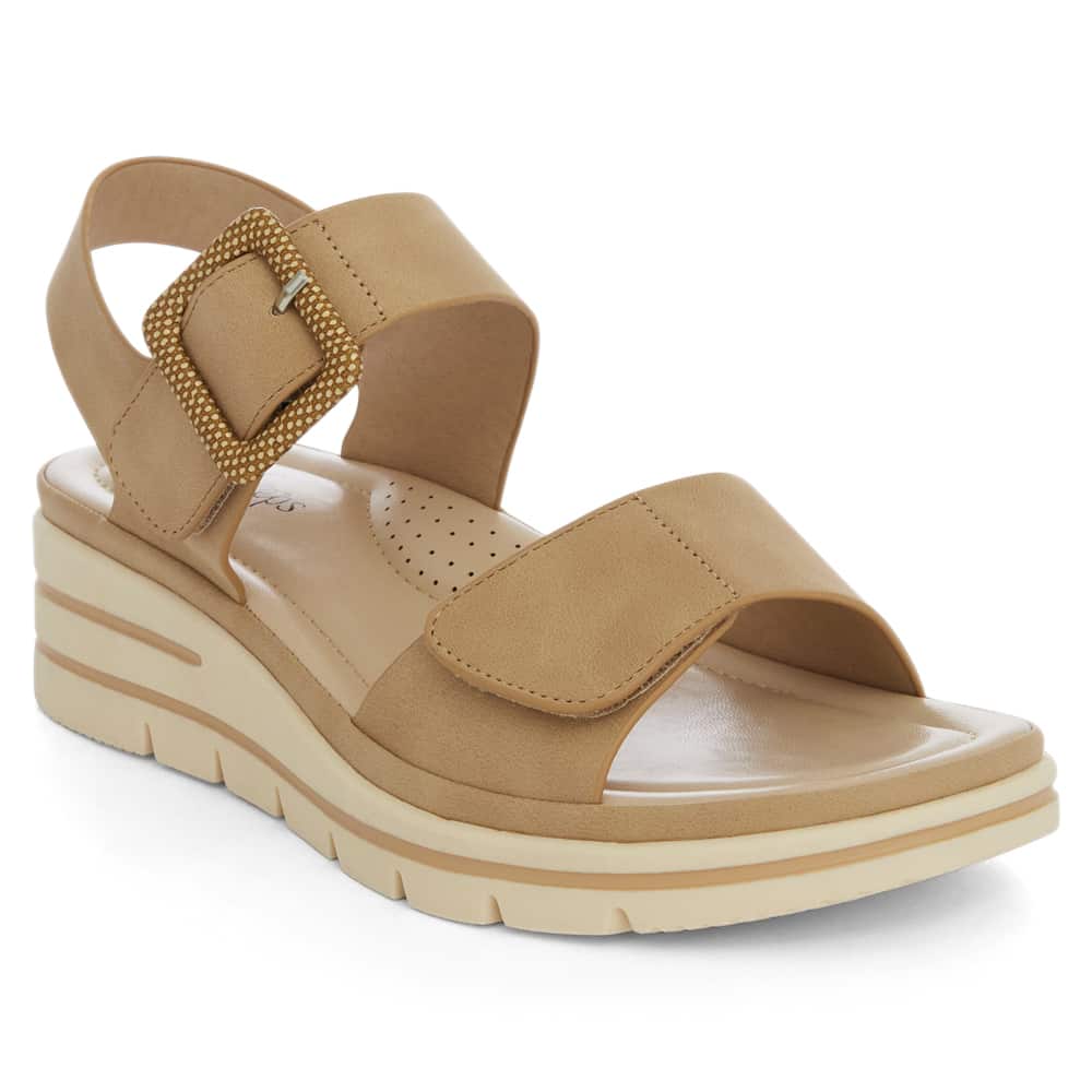 Kyla Wedge in Tan