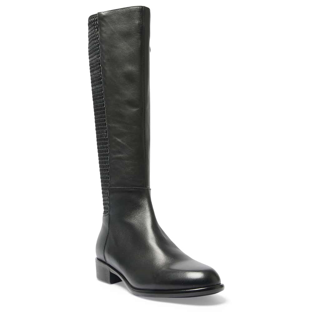 Langley Boot in Black Leather
