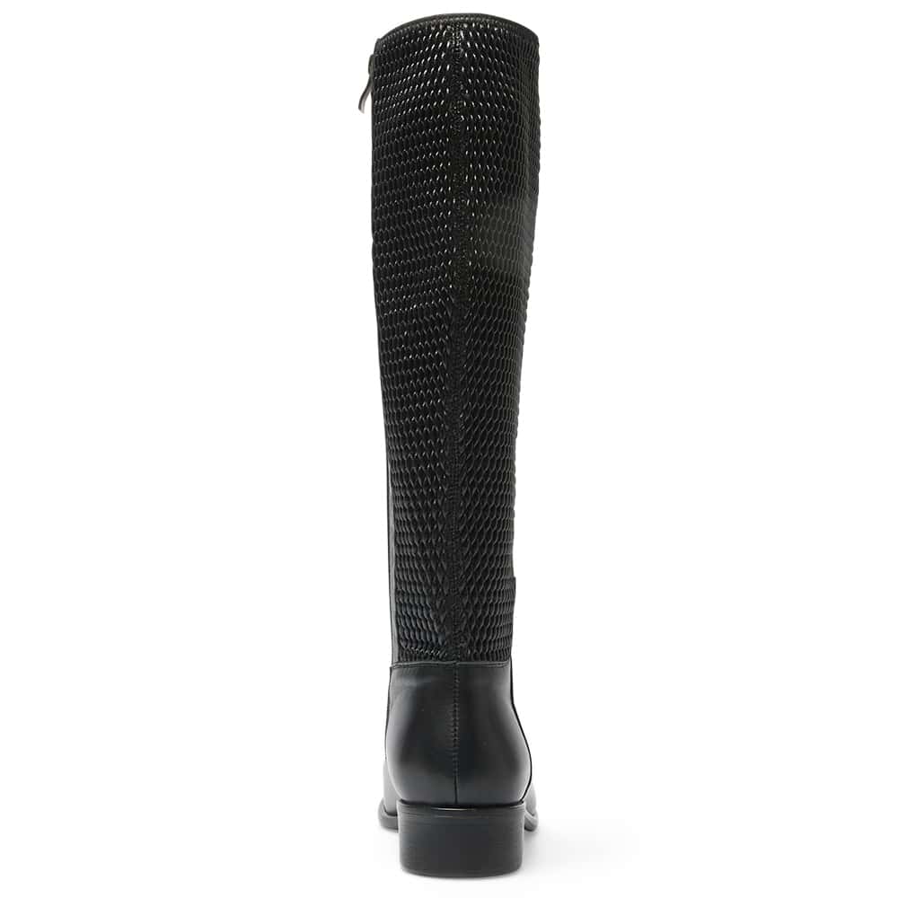 Langley Boot in Black Leather