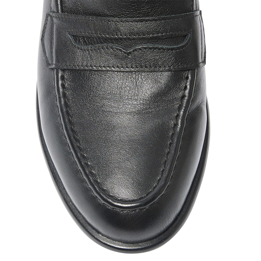 Lavena Loafer in Black Leather