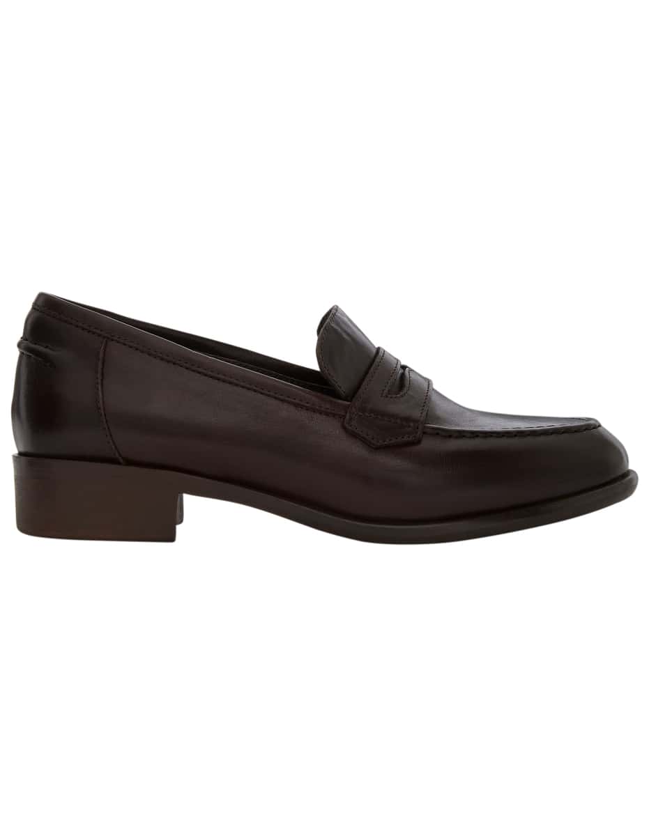 Lavena Loafer in Chocolate  Leather